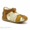 Budget 🧨 Bébé Kickers BIGBAZAR Camel Jaune Blanc 785420-10 - 🩴 Sandale BEBE 👏