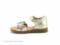 Sortie 😍 Bébé Acebos 1260IS Platine - 🩴 Sandale Fille Cuir Or Avec Contrefort 🌟 -Boutique Bellamy unnamed file 2810