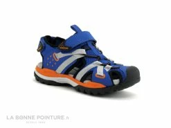 Coupon 👏 Enfant Geox BOREALIS J920RB - Bleu Royal - Orange - 🩴 Sandale GARCON 🛒