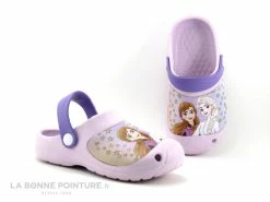 Vente flash 🔔 La Reine Des Neiges Enfant Reine Des Neiges - FZ010890 - Sabot Rose Et Violet Fille 💯