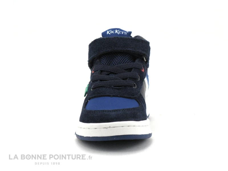 Meilleur prix 😉 Enfant Kickers BILBON BB MID - Marine Bleu Blanc - Basket Montante GARCON 🔥 2 Meilleur prix 😉 Enfant Kickers BILBON BB MID - Marine Bleu Blanc - Basket Montante GARCON 🔥 – Image 2