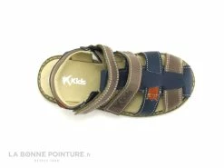 Grosses soldes 🧨 K-Kids K-K Kolev And Kolev 25-2 - Beige Bleu Marine - 🩴 Sandale Enfant 🎉 -Boutique Bellamy unnamed file 2947