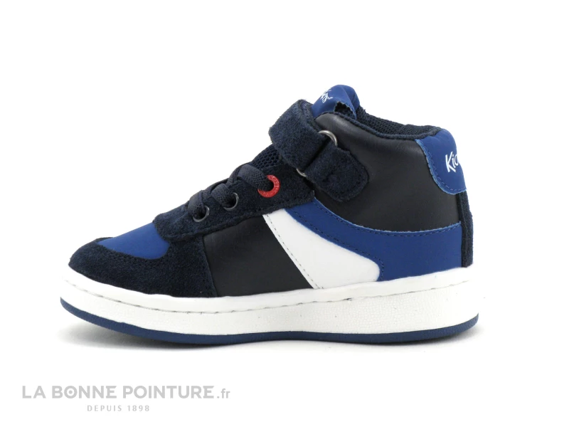 Meilleur prix 😉 Enfant Kickers BILBON BB MID - Marine Bleu Blanc - Basket Montante GARCON 🔥 3 Meilleur prix 😉 Enfant Kickers BILBON BB MID - Marine Bleu Blanc - Basket Montante GARCON 🔥 – Image 3