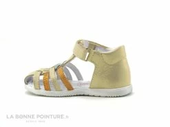 Sortie 😉 Bébé Bopy RELISA Or Orange - 🩴 Sandale Bebe Fille - Velcro ⌛ -Boutique Bellamy unnamed file 3007