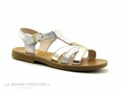 Tout neuf 🛒 Enfant Bopy EPARIS Or - 🩴 Sandale Fille Cuir Metallise ✨