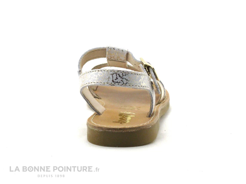 Tout neuf 🛒 Enfant Bopy EPARIS Or - 🩴 Sandale Fille Cuir Metallise ✨ 4 Tout neuf 🛒 Enfant Bopy EPARIS Or - 🩴 Sandale Fille Cuir Metallise ✨ – Image 4