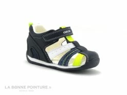 Budget 🎉 Bébé Geox EACH B150BB Navy Fluo Yellow - 🩴 Sandale BEBE 👍
