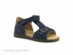 Budget 👏 Bébé Bopy RAFIN Marine - Nu-pieds BEBE Cuir Bleu Marine 😉