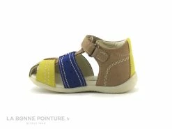 Tout neuf 🎁 Bébé Kickers BIGBAZAR Beige Jaune Marine - 🩴 Sandale BEBE 😍 -Boutique Bellamy unnamed file 3064