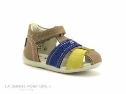 Tout neuf 🎁 Bébé Kickers BIGBAZAR Beige Jaune Marine - 🩴 Sandale BEBE 😍 -Boutique Bellamy unnamed file 3066
