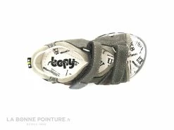 Sortie 🛒 Bébé Bopy BERIF Gris 🩴 Sandale Velcro BEBE 🤩 -Boutique Bellamy unnamed file 3088
