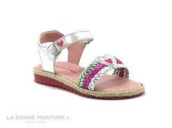 Vente flash ❤️ Bébé Agatha Ruiz De La Prada 172929 Plata Space Lame 🩴 Sandale ❤️