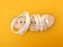 Bon marché ✔️ Enfant A 1 2 C 4 SOLEN-T Blanc Rose - 🩴 Sandale Velcro 😍 -Boutique Bellamy unnamed file 3107