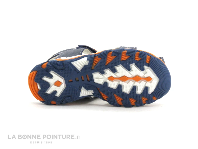 De gros 🔔 Enfant Bopy EPAUL Bleu Marine - Orange - Nu-pieds GARCON ✨ 7 De gros 🔔 Enfant Bopy EPAUL Bleu Marine - Orange - Nu-pieds GARCON ✨ – Image 7