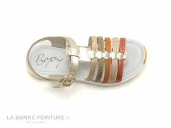 Promo 🎉 Enfant Bopy ECOLO Or Multicolore - 🩴 Sandale Fille 🤩 -Boutique Bellamy unnamed file 3191