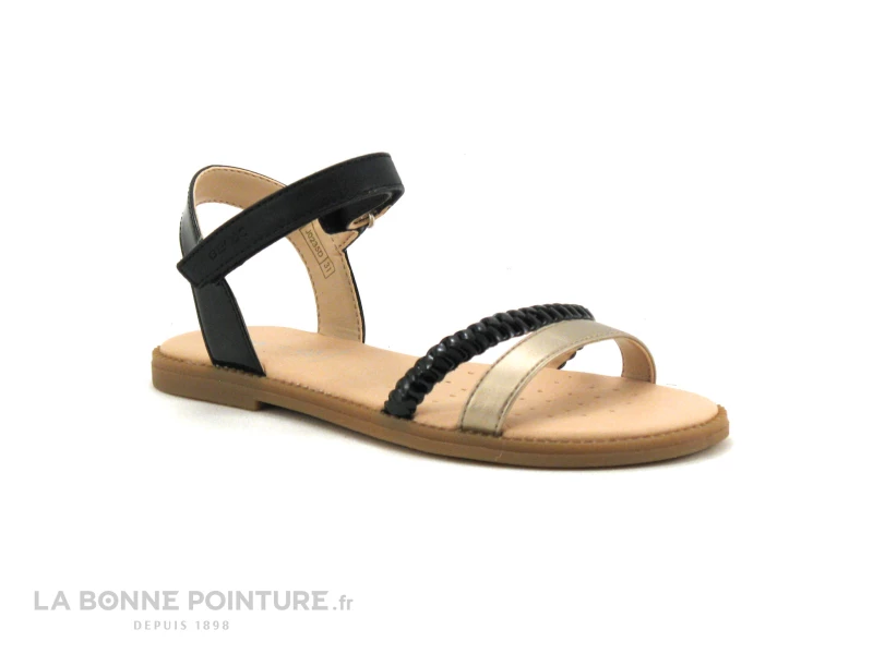 Bon marché 🤩 Enfant Geox SP KARLY J0235D Black - 🩴 Sandale Noire Bronze Fille 🎁 5 Bon marché 🤩 Enfant Geox SP KARLY J0235D Black - 🩴 Sandale Noire Bronze Fille 🎁 – Image 5