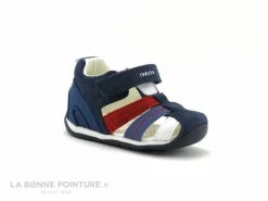 Vente flash 🎉 Bébé Geox EACH B50BB - Navy Red - 🩴 Sandale Montante BEBE ✔️