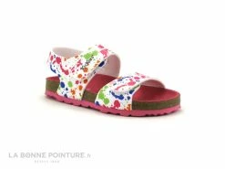 Bon marché 🌟 Bébé Kickers 🌞 Summerkro Blanc Imprime Multicolore 785451 - 🩴 Sandale 🔔 -Boutique Bellamy unnamed file 3244
