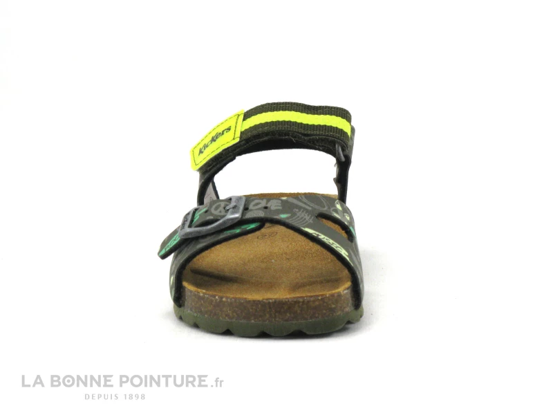 Nouveau 🎉 Enfant Kickers SOSTREET Kaki Jaune Imprime - 🩴 Sandale Reglable GARCON ✔️ 2 Nouveau 🎉 Enfant Kickers SOSTREET Kaki Jaune Imprime - 🩴 Sandale Reglable GARCON ✔️ – Image 2