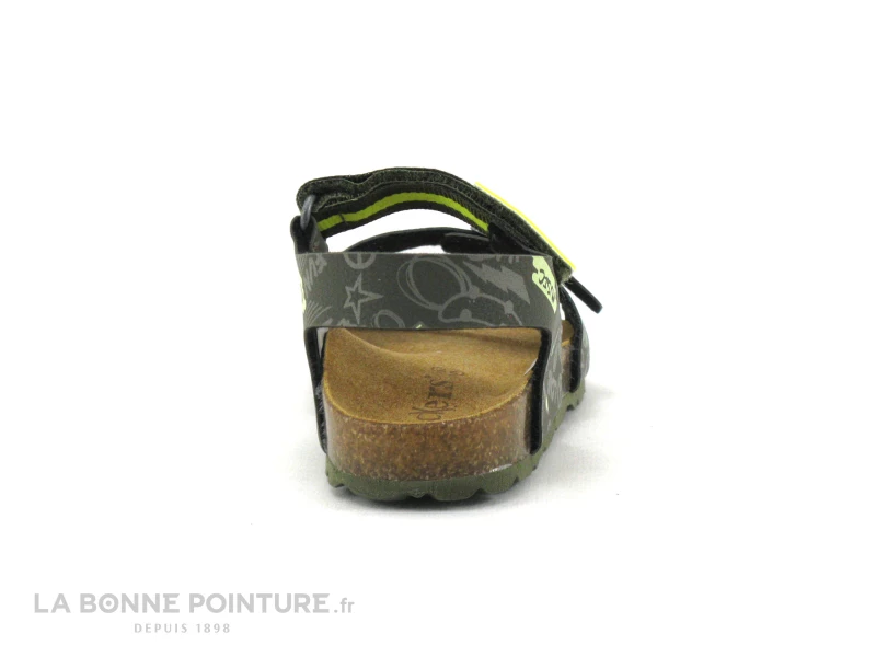 Nouveau 🎉 Enfant Kickers SOSTREET Kaki Jaune Imprime - 🩴 Sandale Reglable GARCON ✔️ 4 Nouveau 🎉 Enfant Kickers SOSTREET Kaki Jaune Imprime - 🩴 Sandale Reglable GARCON ✔️ – Image 4