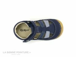 Coupon ✨ Bébé Kickers SUSHY Bleu Tricolore - 🩴 Sandale GARCON Bout Ferme ✔️ -Boutique Bellamy unnamed file 3307