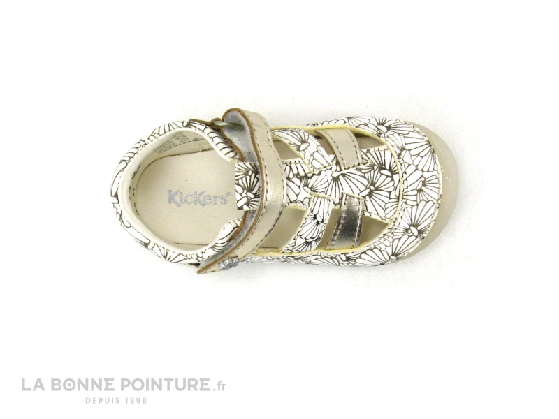 Vente flash 💯 Bébé Kickers SUSHY Blanc Argent Coquillage - 🩴 Sandale Fille Premiers Pas ❤️ 6 Vente flash 💯 Bébé Kickers SUSHY Blanc Argent Coquillage - 🩴 Sandale Fille Premiers Pas ❤️ – Image 6