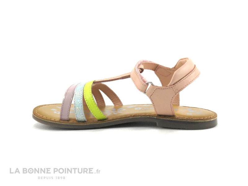 Le moins cher 🛒 Enfant Kickers DIAMANTO Rose Jaune Vert Violet - 700969 - 🩴 Sandale Fille 👍 3 Le moins cher 🛒 Enfant Kickers DIAMANTO Rose Jaune Vert Violet - 700969 - 🩴 Sandale Fille 👍 – Image 3