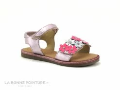 Nouveau 😉 Bébé Mod8 PARLOTTE Violet Lilas Metallise - Fleurs - 🩴 Sandale Fille 🎉