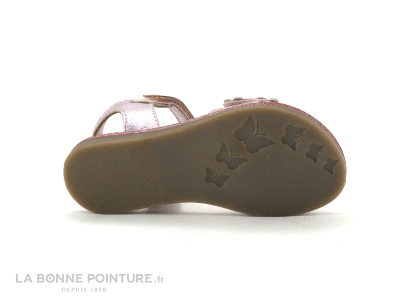 Nouveau 😉 Bébé Mod8 PARLOTTE Violet Lilas Metallise - Fleurs - 🩴 Sandale Fille 🎉 4 Nouveau 😉 Bébé Mod8 PARLOTTE Violet Lilas Metallise - Fleurs - 🩴 Sandale Fille 🎉 – Image 4