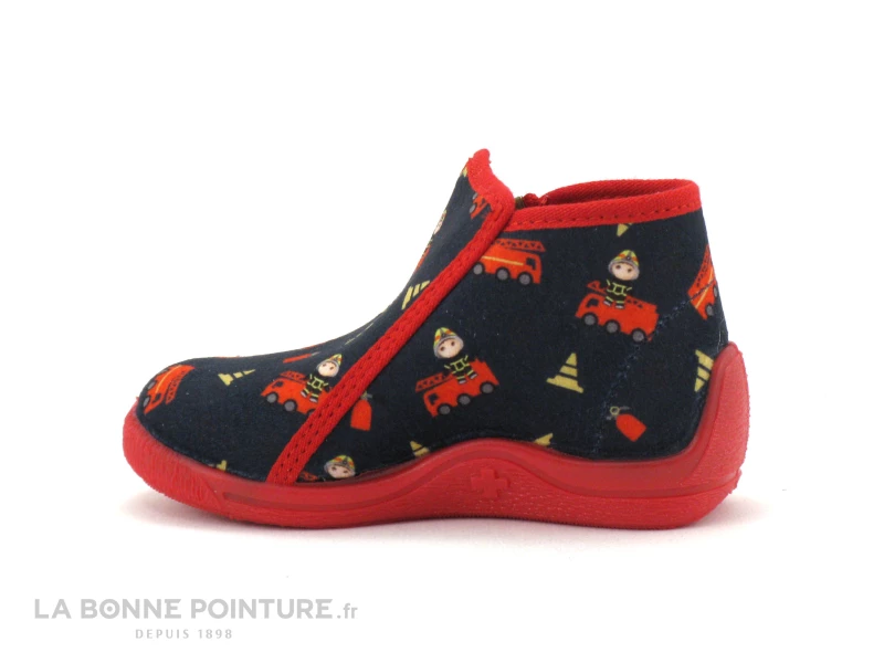 Offres 👏 Bébé Bellamy MAJOR Pompier Marine - Pantoufle Montante BEBE 🧨 2 Offres 👏 Bébé Bellamy MAJOR Pompier Marine - Pantoufle Montante BEBE 🧨 – Image 2