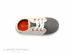 Acheter 🎁 Bébé Sprox 386543 Gris - Blanc - Oeillets Orange - Basket Elastique ⌛ -Boutique Bellamy unnamed file 3455