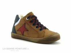 Meilleur prix 🌟 Bébé Bellamy BANKO Camel - Etoile - Bottillon GARCON Avec Lacet 🎁