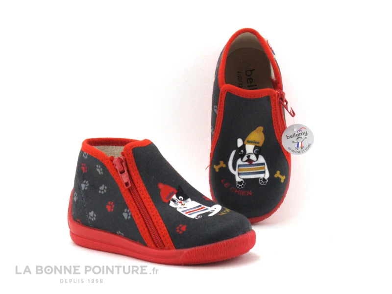 Coupon đ BĂ©bĂ© Bellamy VICTOR Chat Chien Marine Rouge - Chausson BEBE đ„° 1 Coupon đ BĂ©bĂ© Bellamy VICTOR Chat Chien Marine Rouge - Chausson BEBE đ„°