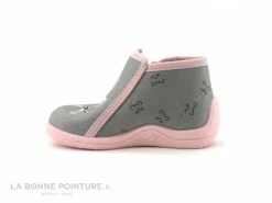 Grosses soldes 🥰 Bébé Bellamy MIEL Souris Grise - Chausson Fille Avec Zip ⌛ -Boutique Bellamy unnamed file 3513
