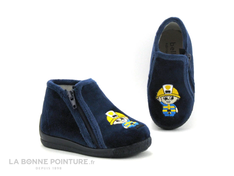 Sortie ✨ Bébé Bellamy KIKI Pompier Marine - 741002 - Pantoufle BEBE 😉 5 Sortie ✨ Bébé Bellamy KIKI Pompier Marine - 741002 - Pantoufle BEBE 😉 – Image 5