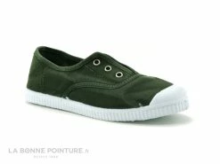 Grosses soldes 💯 Cienta 70777 Kaki - Tennis Toile Enfant Sans Lacet 💯