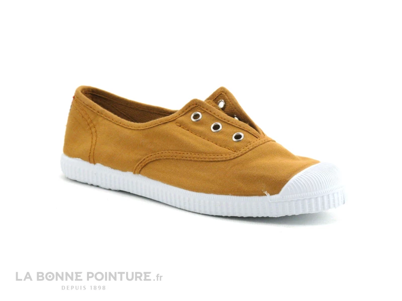 Bon marché ✨ Cienta 70997 - Ocre - Basket Toile Sans Lacet Enfant 🎁 1 Bon marché ✨ Cienta 70997 - Ocre - Basket Toile Sans Lacet Enfant 🎁