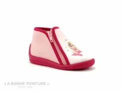 Meilleure vente 🤩 Bébé Bellamy PAULE Sirene Rose - Pantoufle Montante BEBE Fille 👍