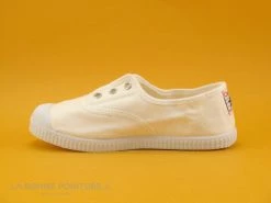 Meilleure vente 👍 Cienta 7099705 Blanc - Basket Toile Enfant Sans Lacet 😍 -Boutique Bellamy unnamed file 3690