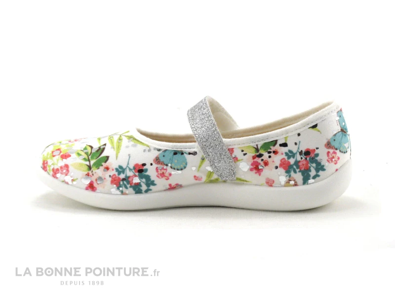 Coupon ❤️ Enfant Bellamy OFLEUR Fleuri Argent - Pantoufle Ballerine Fille 🎁 3 Coupon ❤️ Enfant Bellamy OFLEUR Fleuri Argent - Pantoufle Ballerine Fille 🎁 – Image 3