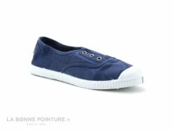 Offres 🧨 Cienta 70777 Bleu Marine - Basket Toile Enfant Sans Lacet 🎁