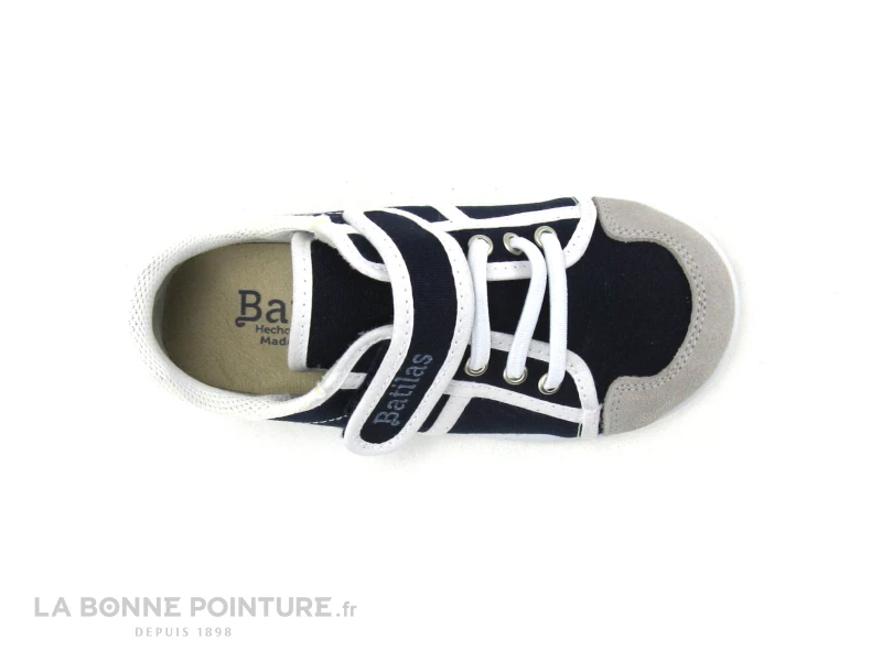 Le moins cher 👏 Enfant Batilas 394 001 - Basket GARCON Toile Bleu Marine Avec Scratch 🌟 4 Le moins cher 👏 Enfant Batilas 394 001 - Basket GARCON Toile Bleu Marine Avec Scratch 🌟 – Image 4