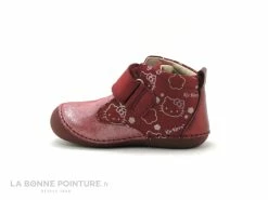 Acheter ❤️ Bébé Kickers SABIO Bordeaux Argent - 879022 - Chaussure BEBE Fille 👏 -Boutique Bellamy unnamed file 401