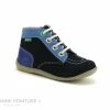 Meilleure affaire ✨ Bébé Kickers BONZIP-2 - Marine Bleu Tricolore - 879059 - Bottillon BEBE 🤩