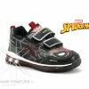 Nouveau 👏 Bébé Geox Spider Man TODO GARCON - Black Leather - Basket Noire ⭐