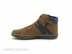 Vente flash 🛒 Enfant Kickers LOWELL Camel Bleu - 739354 - Chaussure Montante GARCON ✔️ -Boutique Bellamy unnamed file 498