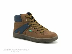Vente flash 🛒 Enfant Kickers LOWELL Camel Bleu - 739354 - Chaussure Montante GARCON ✔️ -Boutique Bellamy unnamed file 500