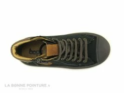 Bon marché 😍 Enfant Bopy VELVET Vert - Basket Montante GARCON Cuir Vert 🌟 -Boutique Bellamy unnamed file 566