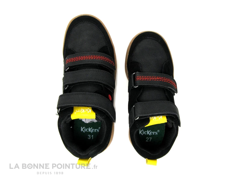 De gros 😉 Enfant Kickers BILBON Velc Noir 829770-10 - Basket Mode GARCON ❤️ 6 De gros 😉 Enfant Kickers BILBON Velc Noir 829770-10 - Basket Mode GARCON ❤️ – Image 6