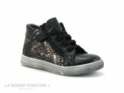 De gros 🥰 Enfant Bopy SALAMATA Noir - Basket Montante Fille Avec Zip 🔥